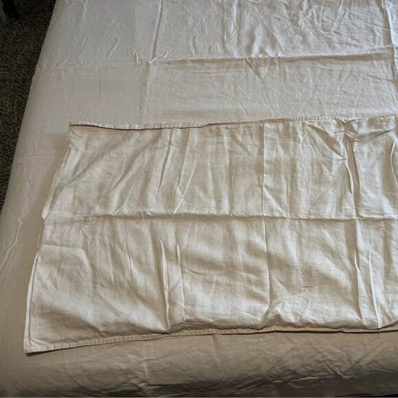 IKEA DYTÅG King Size Light Pink Linen Duvet Cover and 2 Pillowcases - Picture 10 of 12